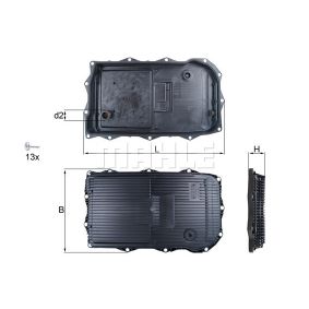 MAHLE HX184KIT Фильтр АКПП BMW 07-