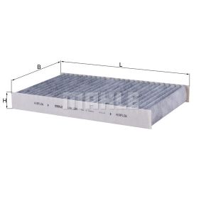 MAHLE LAK280 Фильтр салона LAND ROVER RR SPORT/DISCOVERY 04- угольный