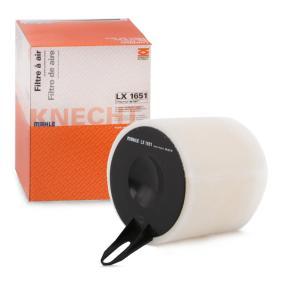 MAHLE LX1651 Фильтр воздушный BMW E90/E81 1.6-2.0 04-