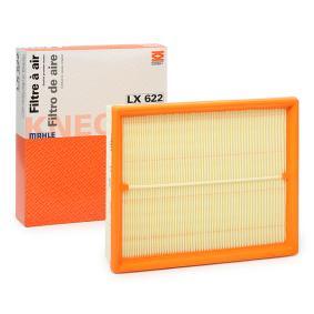 MAHLE LX622 Фильтр воздушный AUDI A4/A6/VW PASSAT 1.6-4.2 95-05