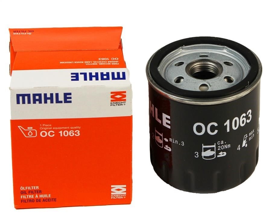MAHLE OC1063 Фильтр масляный FORD 1.0-2.0 EcoBoost 10-