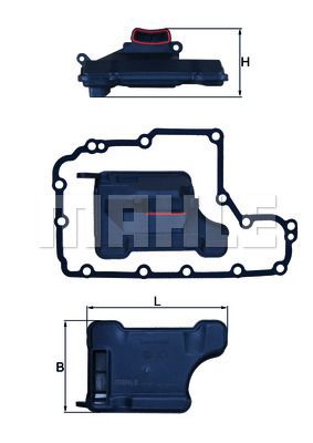 MAHLE HX157D Фильтр АКПП OPEL ASTRA F/G/H
