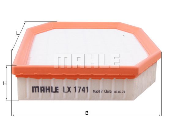 MAHLE LX1741 Фильтр воздушный BMW F10/F11 2.3/2.8