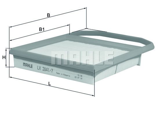 MAHLE LX28417 Фильтр воздушный MB W212 3.0