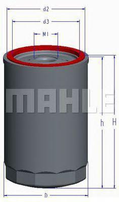 MAHLE OC488 Фильтр масляный ДВС VAG/BMW/Ford/GM/PSA/Volvo (бензин/LS702)