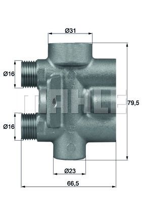 MAHLE TO975 Термостат AUDI Q7 06- R8 07-