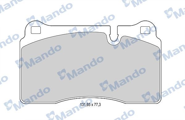 MANDO MBF015390 Колодки тормозные дисковые перед