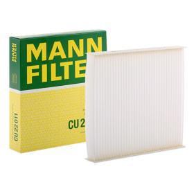 MANN-FILTER CU22011 Фильтр салона RENAULT CLIO/LOGAN/SANDERO 12-