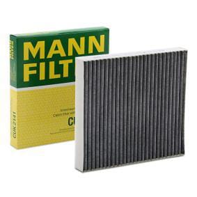 MANN-FILTER CUK2141 Фильтр салона MITSUBISHI LANCER/OUTLANDER 07-/CITROEN C-CROSSER угольный