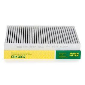 MANN-FILTER CUK3037 Фильтр салона AUDI A4/A6 97- угольный