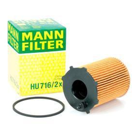 MANN-FILTER HU7162X Фильтр масляный(картридж)