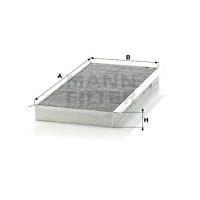 MANN-FILTER CUK3567 Фильтр салонный угольный