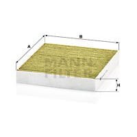 MANN-FILTER FP2141 Фильтр салона MITSUBISHI LANCER/OUTLANDER 07- угольный FreciousPlus