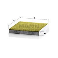 MANN-FILTER FP26009 Фильтр салона AUDI A3/SKODA OCTAVIA/VW GOLF 12- угольный FreciousPlus