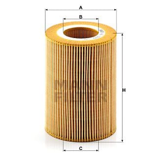 MANN-FILTER HU1270X Фильтр масляный DAF TRUCKS CF75, CF85, XF95