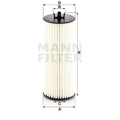 MANN-FILTER HU60081Z Фильтр масляный MB 2.0-5.5 10-
