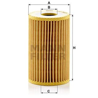 MANN-FILTER HU7001X Фильтр масляный Hyundai Elantra >06, i20>07, i30>09, Matrix >08, Kia Soul >08 1,4-1,6 TD