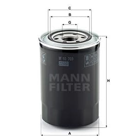MANN-FILTER W10703 Фильтр масляный