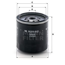 MANN-FILTER W92082 Фильтр масляный