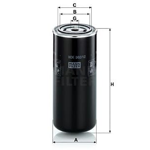 MANN-FILTER WDK96212 Фильтр топливный