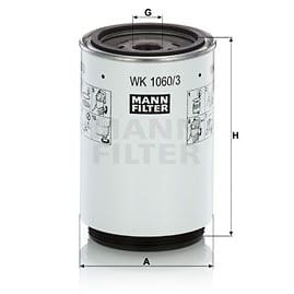 MANN-FILTER WK10603X Фильтр топливный