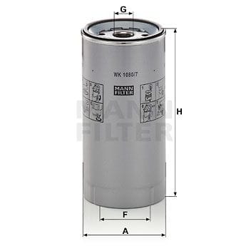 MANN-FILTER WK10807X Фильтр топливный