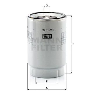 MANN-FILTER WK11001X Фильтр топливный