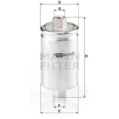 MANN-FILTER WK6125 Фильтр топл.ВАЗ 2108-21099, 2110впрыск