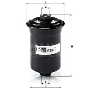 MANN-FILTER WK61411 Фильтр топливный