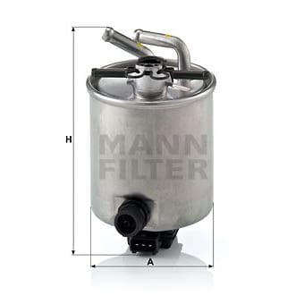 MANN-FILTER WK9011 Фильтр топливный NISSAN NAVARA/PATHFINDER 2.5 DCI