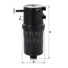 MANN-FILTER WK9016 Фильтр топл.VW AMAROK 2.0D 10-