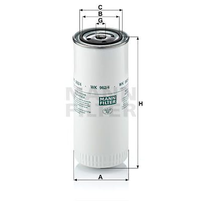 MANN-FILTER WK9624 Фильтр топливный