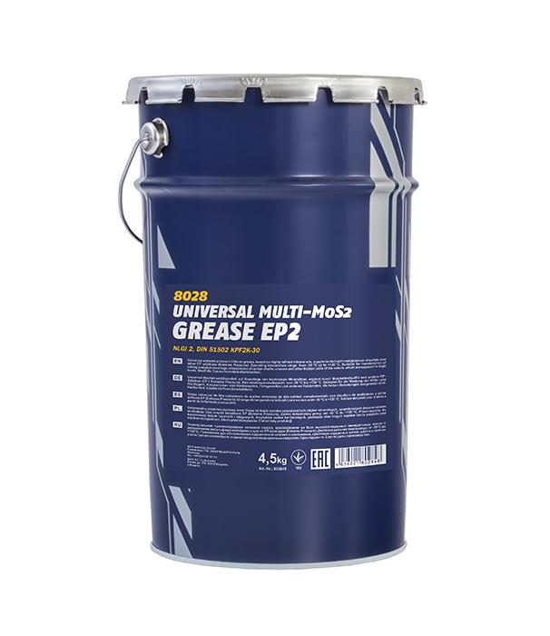 MANNOL 8028 8028 mannol ep 2 multi mos2 grease ep2 4,5 кг. универсальная литиевая смазка купить в Самаре