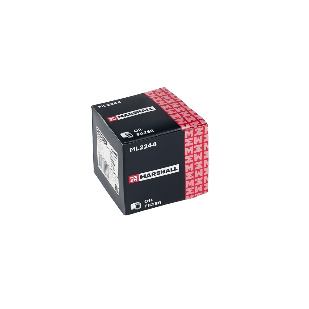 MARSHALL ML2244 Фильтр масляный Ford Fiesta IV-VII 95-  Focus I-IV 98-  Kuga II 12-  Mondeo IV 06- Volvo S60 II 10- ML2244