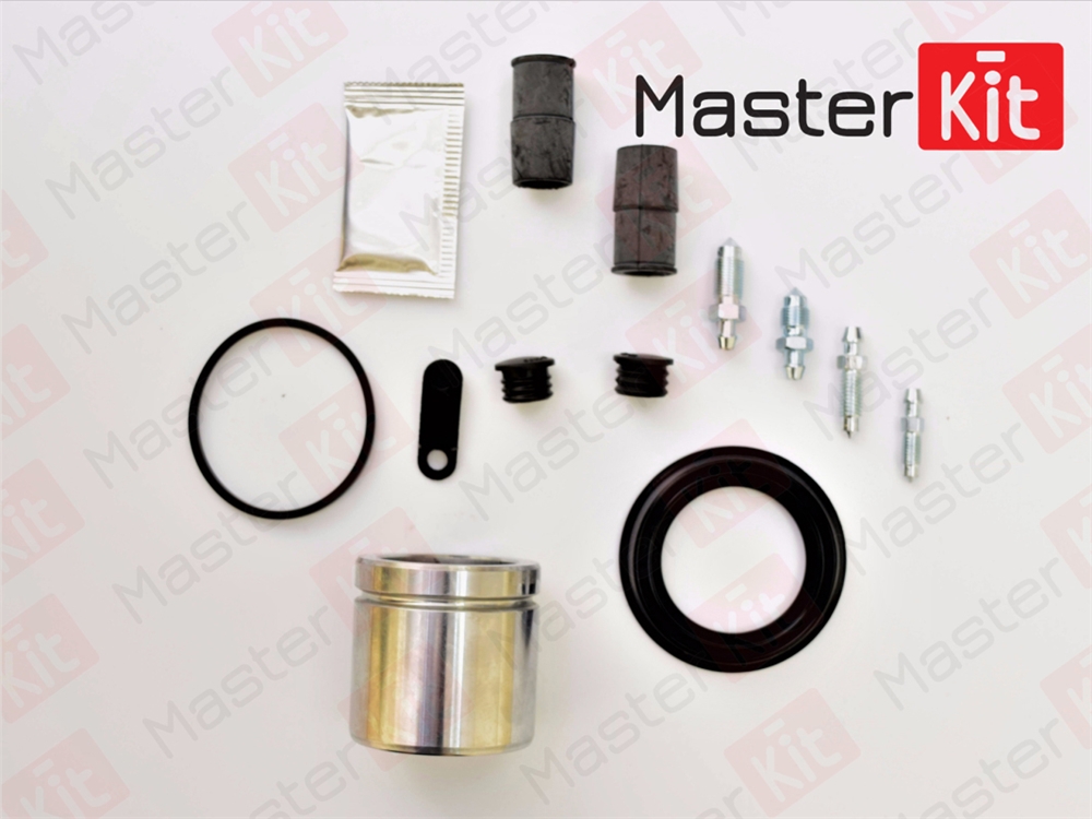 MASTERKIT 77A1448 Ремкомплект суппорта тормозного + поршень peugeot 207 01-07-> , mazda 3 01-05->