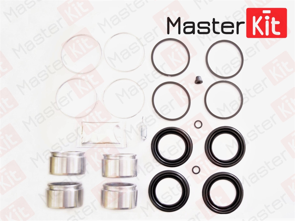 MASTERKIT 77A1828 Ремкомплект тормозного суппорта + поршень | перед |