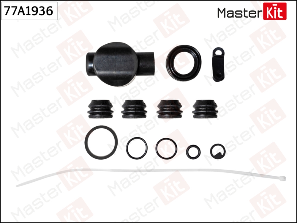 MASTERKIT 77A1936 Ремкомплект тормозного суппорта Peugeot 206 Наклонная задняя часть (2A/C) 1998 -