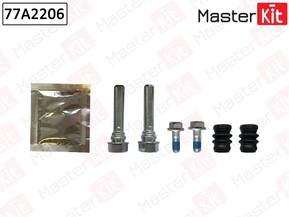 MASTERKIT 77A2206 Комплект направляющих тормозного суппорта mitsubishi l200 05-, pajero sport 08-