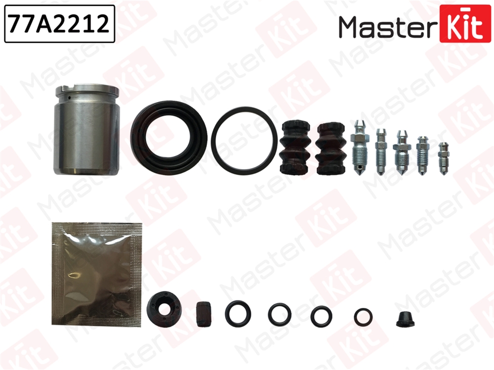 MASTERKIT 77A2212 Рем.ком/кт суппорта заднего 38-mm[с поршнем]