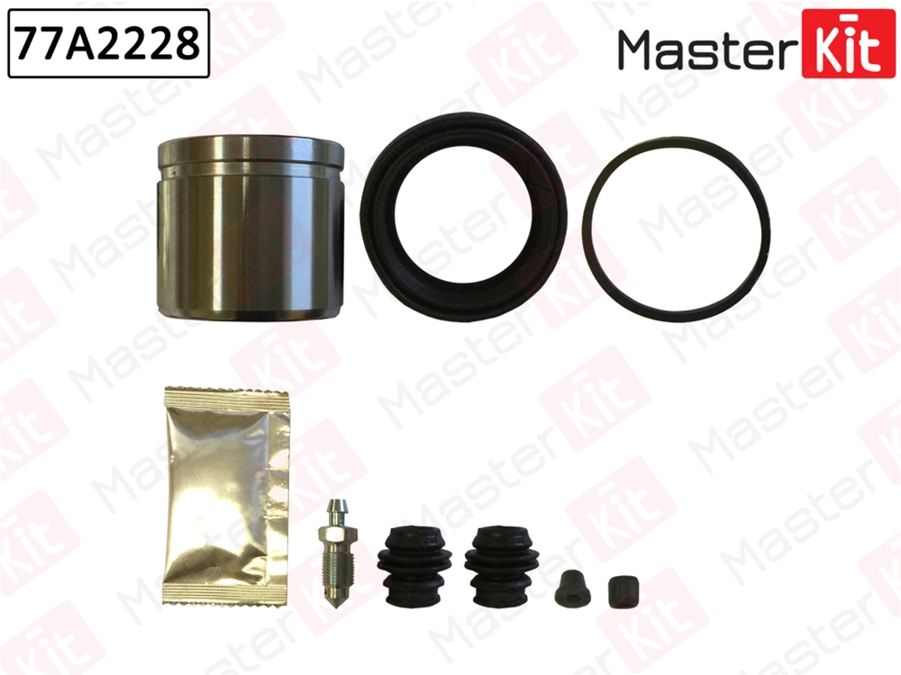 MASTERKIT 77A2228 Ремкомплект тормозного суппорта+поршень NISSAN CUBE 03-10- 77A2228