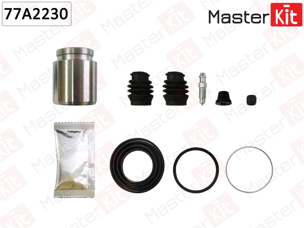 MASTERKIT 77A2230 Ремкомплект тормозного суппорта + поршень | зад |