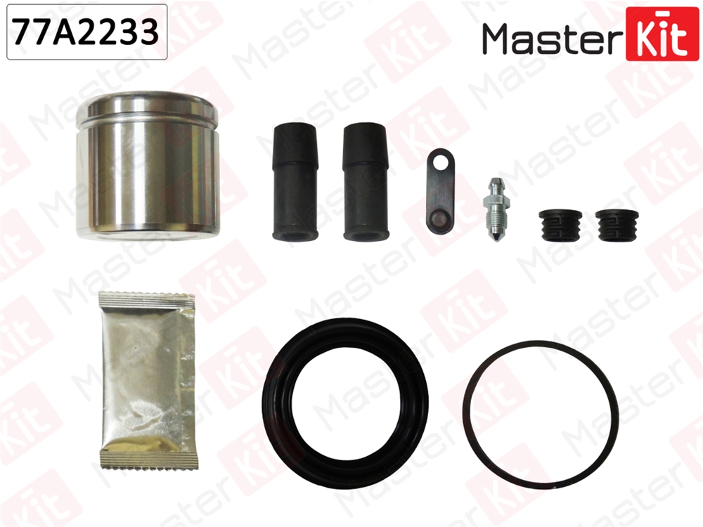MASTERKIT 77A2233 Ремкомплект тормозного суппорта+поршень VOLKSWAGEN MULTIVAN T5 04-03- 77A2233