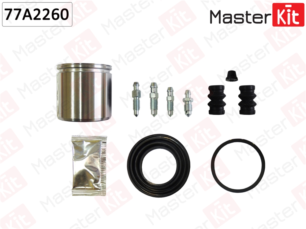 MASTERKIT 77A2260 Ремкомплект тормозного суппорта+поршень SUZUKI SX4 10-05-, MERCEDES C-CLASS (W203) 77A2260