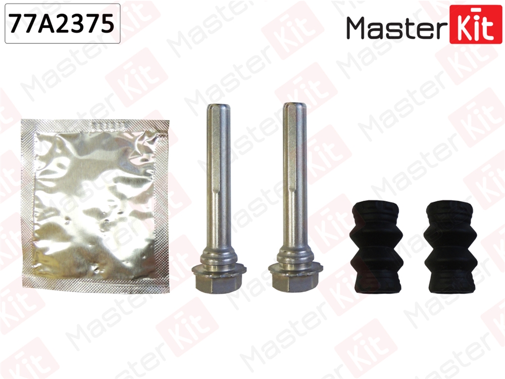 MASTERKIT 77A2375 Комплект направляющих тормозного суппорта range rover sport 02-12, nissan x-trail 14-, skoda octavia