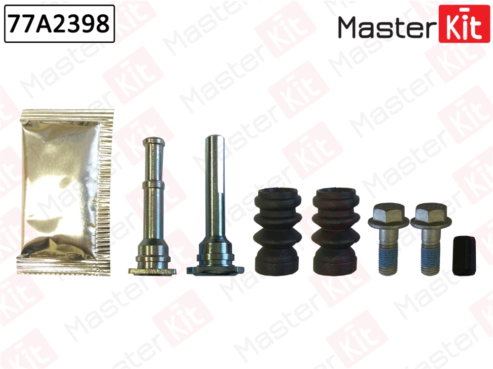 MASTERKIT 77A2398 Комплект направляющих тормозного суппорта toyota corolla 2001-2007, avensis 2003-2008