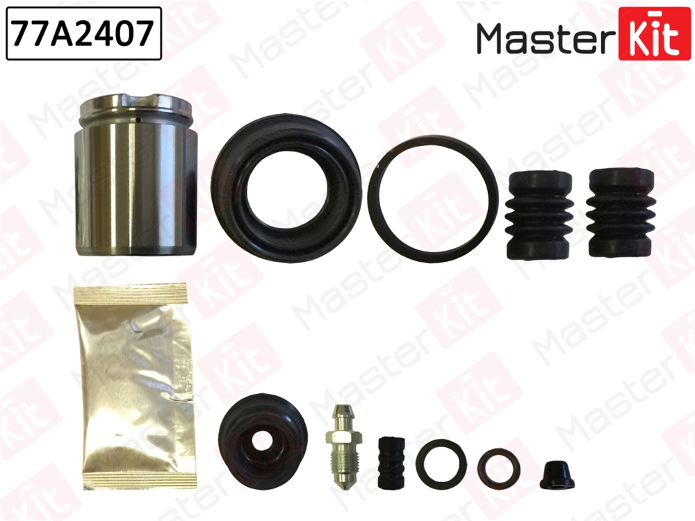 MASTERKIT 77A2407 Ремкомплект тормозного суппорта+поршень CHEVROLET CRUZE 01-12->