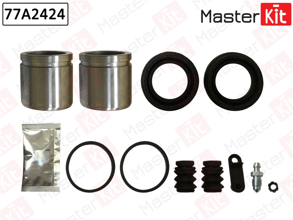 MASTERKIT 77A2424 Ремкомплект тормозного суппорта+поршень Kia SORENTO II (XM) 2009 -, Hyundai SANTA F? III (