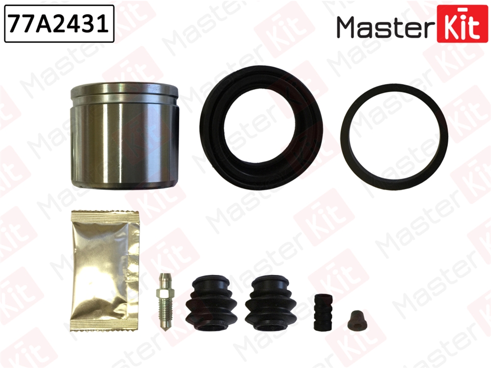 MASTERKIT 77A2431 Ремкомплект тормозного суппорта+поршень KIA RIO II (JB) 03-05- 77A2431