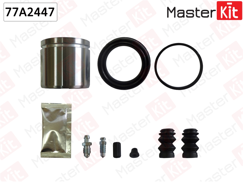 MASTERKIT 77A2447 Ремкомплект тормозного суппорта + поршень | перед |