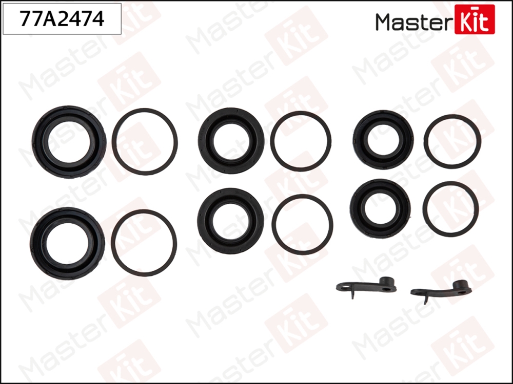 MASTERKIT 77A2474 Ремкомплект тормозного суппорта Volkswagen TOUAREG (7P5, 7P6) 2010 - 2018